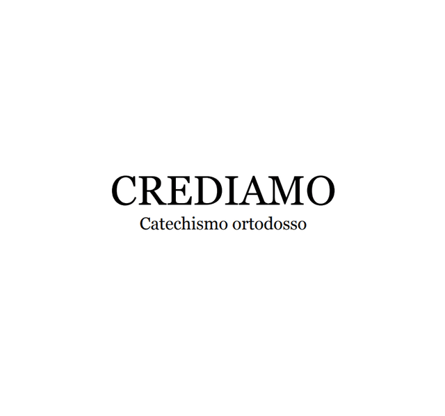 Crediamo -Catechismo 